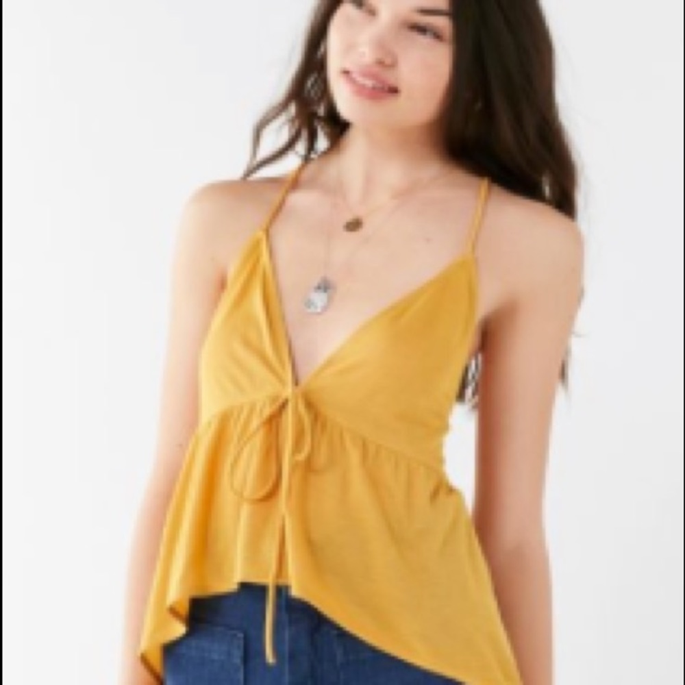 UO Golden Yellow tank top (M)